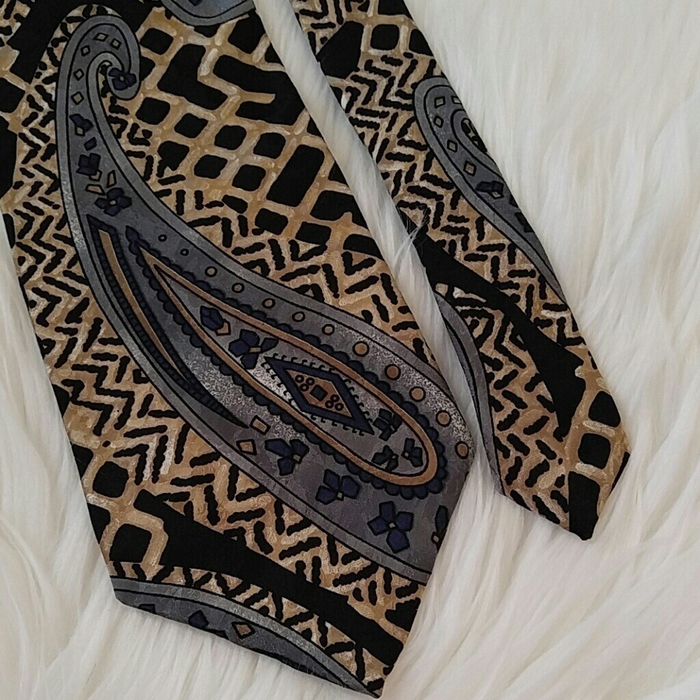 Vintage Oscar De La Renta Paisley Tie 56"